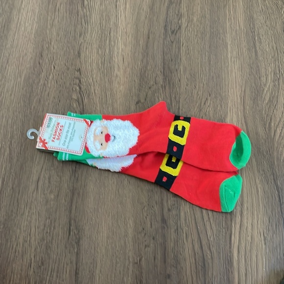 Happy Holidays Fashion Socks Unisex One Fits NWT - Picture 2 of 2
